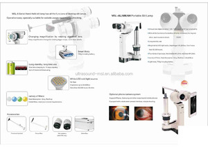 El más <span class=keywords><strong>barato</strong></span> portátil lámpara de hendidura portátil equipos de Oftalmología MSL-6L - Product Image 3