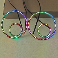 Contrôleur sans fil séquentiel sk 6812 kit halo LED yeux d'ange de couleur de rêve pour ford fiesta facelift 2006