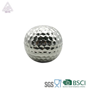 Boule de Noël de style européen Décoration intérieure Articles de décoration plaqués céramique argent et or - Product Image 6
