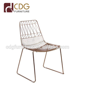 CDG replica <span class=keywords><strong>Harry</strong></span> Bertoia alambre apilables mesas <span class=keywords><strong>de</strong></span> café y sillas al aire libre negro blanco azul Rosa oro color - Product Image 6