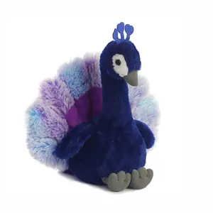 CE CPC OEM ODM meraviglioso simpatico uccello peluche giocattolo giocattolo di pavone farcito personalizzato - Product Image 1