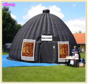 Grosir Tenda Tiup Kabin Udara Tenda, Tenda Kubah Tiup Dengan Kolam Mengambang, Struktur Tenda Gonflable