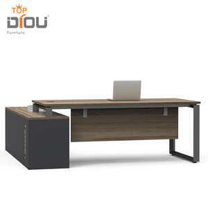 Hot bán độc đáo sang trọng <span class=keywords><strong>L</strong></span> hình dạng sang trọng màu Đen bằng gỗ <span class=keywords><strong>l</strong></span>ớn CEO bảng thiết kế nội thất văn phòng hiện đại cong bàn điều hành - Product Image 2