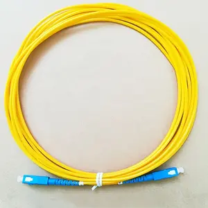 SC UPC Single Mode Simplex 3.0ミリメートルFiber Optic Patch Cord