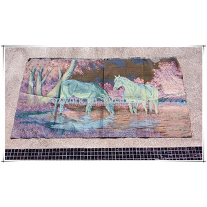 <span class=keywords><strong>Pintura</strong></span> al óleo sobre lienzo de caballo rojo, alta calidad, China, moderna, personalizada, 15,5x27 pulgadas, gran oferta - Product Image 4