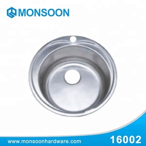 Lavello da cucina rotondo in <span class=keywords><strong>acciaio</strong></span> inossidabile con rubinetto con Design a un foro - Product Image 4