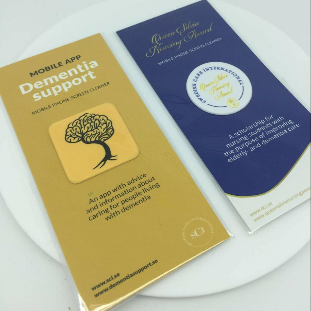 Акция 2019, подарок, пользовательский клей из микрофибры для экрана мобильного телефона, очиститель экрана/липкий очиститель экрана