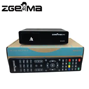 Migliore Commercio All'ingrosso Versione 4 K UHD TV Box ZGEMMA H9S Linux SISTEMA OPERATIVO Enigma2 DVB-S2X Un Sintonizzatore