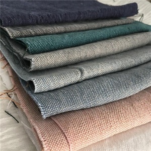 Stein enzymed gewaschenes leinen stoff für sofa vorhang kissen polster - Product Image 3