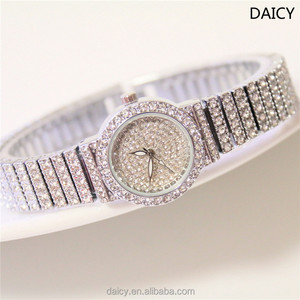 DAICY High End Unique Design Round <strong>Bling</strong> <strong>Bling</strong> Full Diamond <strong>Lady</strong> <strong>Watch</strong> - Product Image 3