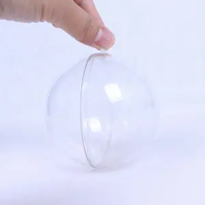 Clear plastic transparante opknoping decor ballen ornamenten bulk