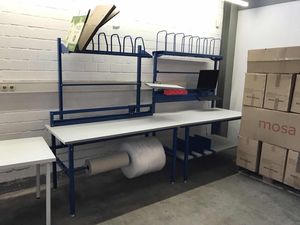<span class=keywords><strong>Mesa</strong></span> de Embalaje con Correas Ajustables en Altura para Estación de Embalaje - Product Image 6