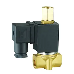 Darhor-Válvula Solenoide de 3 vías para gas y agua, DHG31, normalmente cerrada, 1/4 ", 1/8"