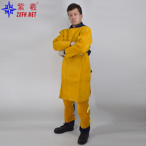 Veste de travail de protection imperméable et durable de haute qualité en matériau Ather sans capuche pour soudeurs - Product Image 5
