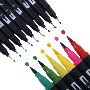 Pennarello a Doppia Punta 2024 per Colorazione per Adulti, Lettering, Scrittura e Planner - Product Image 2