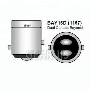 12V DC 1156 LED Bulb 1157 LED Bulb 7443 7440 24 SMD 5050 LED BA15S Đèn Bật Đèn Tín Hiệu Vàng Đỏ Xanh Xe LED Bulb - Product Image 5