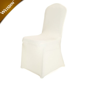 vendita calda ad alta qualità <span class=keywords><strong>universale</strong></span> bianco spandex copertura della sedia di banchetto di nozze - Product Image 3