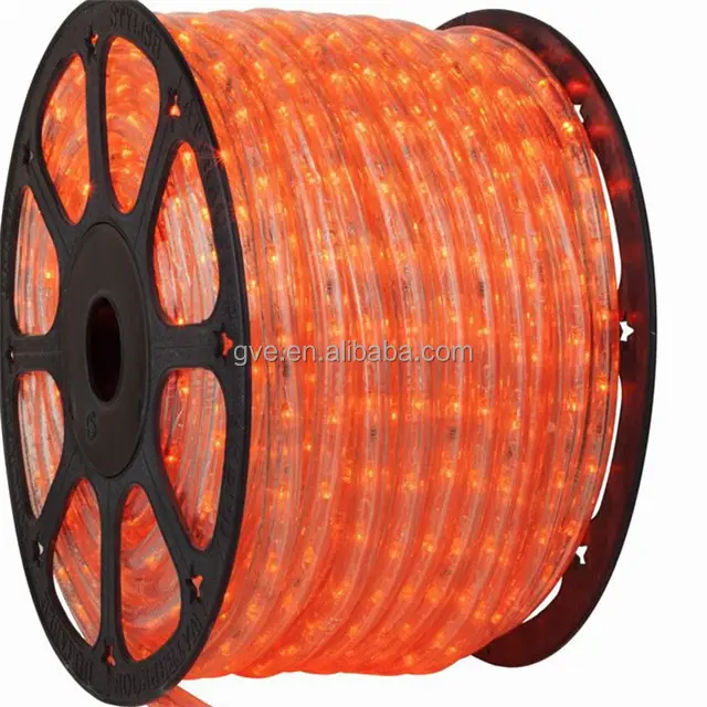 100m Outdoor Decoration Orange LED Rope LightためDiy Christmas Wedding IP65 Waterproof