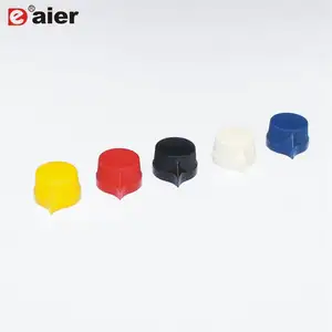 Оптовые продажи цветные объемные кнопки-Цветные 6,35 мм вал регулятор громкости пластиковые Davies 1400 ручка