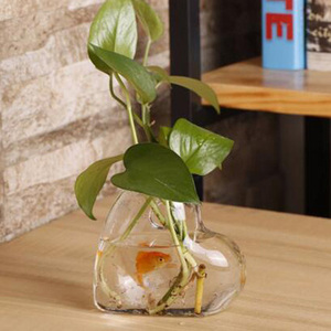 <span class=keywords><strong>A</strong></span> forma di <span class=keywords><strong>cuore</strong></span> <span class=keywords><strong>vaso</strong></span> di vetro - Product Image 2