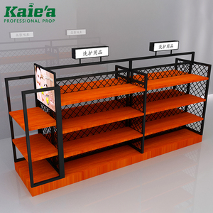 Quiosco de madera para cosméticos, mueble de exhibición de madera de boutique, diseño duradero usado, góndola de madera para <span class=keywords><strong>farmacia</strong></span> - Product Image 5