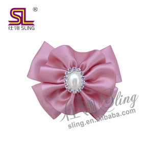 مشابك شعر كبيرة للنساء شريط تجميل كوري قوس زهور ورد مع مشابك شعر - Product Image 6