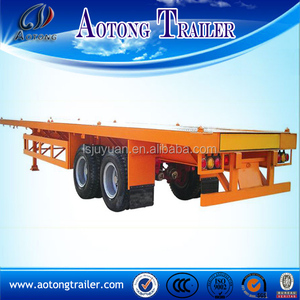 Camión contenedor de transporte remolque de cama plana semi trailer sales en el líbano - Product Image 4