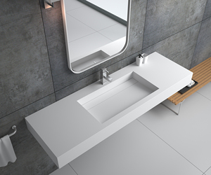 Spanish Simple White Matt <strong>Parryware</strong> <strong>Wash</strong> <strong>Basin</strong> Price Sanitary Wares <strong>Basin</strong>,Artificial Stone Hotel Wall Hung Bathroom Sink - Product Image 1