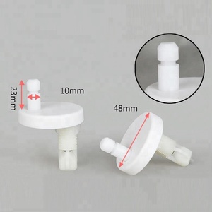 WELLTOP 2 pièces de charnières de siège de toilette de rechange, ensemble de fixations de charnières, vis pour accessoires de toilette, outils de réparation de toilette - Product Image 5