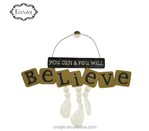 Décoration mur de résine petit <span class=keywords><strong>vent</strong></span> cloche personnalisé <span class=keywords><strong>mots</strong></span> suspendus - Product Image 1