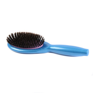 Promoción azul de madera cerdas de <span class=keywords><strong>jabal</strong></span>í Paddle oval cepillo de pelo Goma - Product Image 3