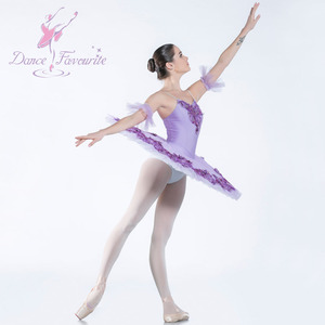 BLL083-tutú de Ballet profesional <span class=keywords><strong>Lila</strong></span>, disfraz de baile de bailarina para niñas y mujeres, actuación de baile individual o disfraces de competición - Product Image 2