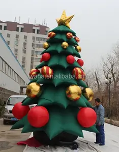 定制圣诞充气圣诞树，带礼品盒派对装饰5米
