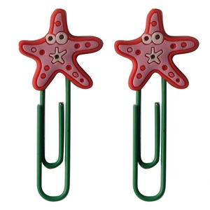 Factory Customizatiion Soft PVC 3D Bookmarks with Cartoon Design