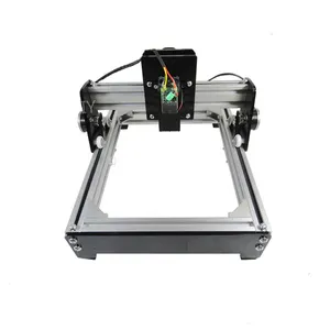 Grosir laser cutter metal lath-10 W Laser Engraver Logam Laser Mesin Ukiran CNC Cutter Dengan 140*200mm Engraving Daerah untuk Stainless Steel aluminium