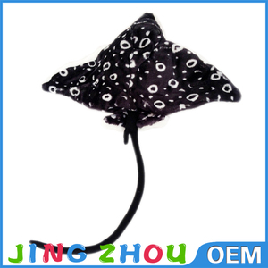 Negro realista juguete del animal <span class=keywords><strong>de</strong></span> mar suave <span class=keywords><strong>manta</strong></span> ray animal - Product Image 6