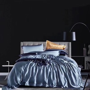 Bộ ga trải giường lụa tơ tằm nhuộm màu cao cấp Taihu Snow - Product Image 2