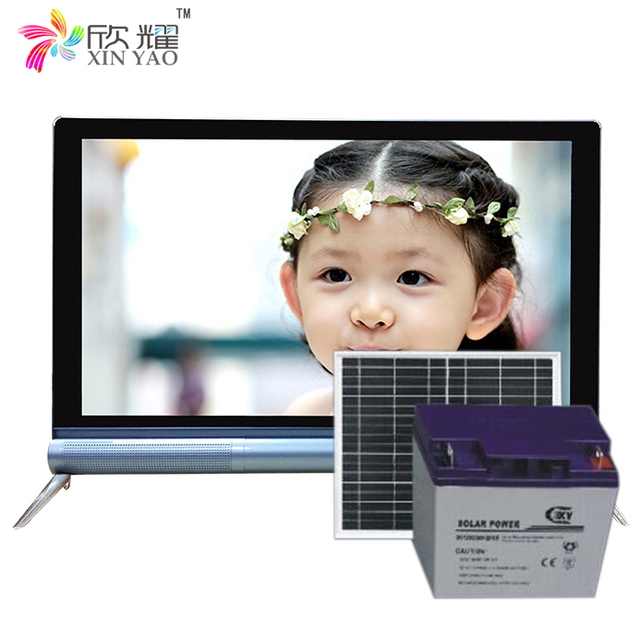 Powered Solar LCD TV 12v 220v DC,15 17 19 22 24 32 Inch 12V DC LED TV