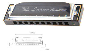 Swan Harmonicas 10 Holes C Tone Blues Nhạc Dân Gian Nhạc Cụ Nhạc Cụ Đàn Hạc - Product Image 5
