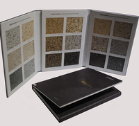Porte-documents portable multi-pages avec poignée pour échantillons de carrelage et pierre, idéal pour les présentations sur site aux clients, promotion de la pierre de quartz
