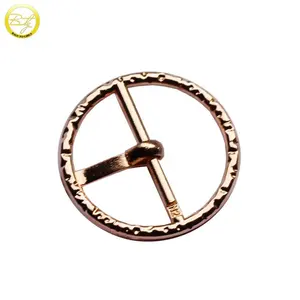 Buckle Zinc Alloy Gold Pin Buckle Western Women Wholesale Round Buckle Custom Belt Buckle