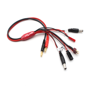 <span class=keywords><strong>Fiche</strong></span> <span class=keywords><strong>banane</strong></span> 4.0mm vers câble adaptateur JST 2 broches Matériau de contact en cuivre pour la distribution de puissance de charge d'équilibre de batterie - Product Image 5
