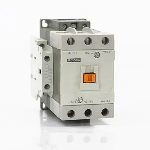 Tensione 380v 220v 110v 48v 36v 24v della bobina dei contattori di elettromagnetismo di MC-50A del contattore di ca