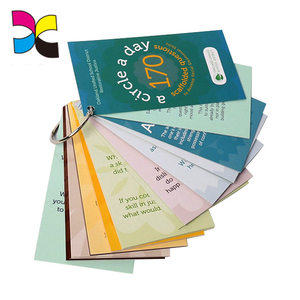 Cartes colorées pour l'éducation, 4d, développement cognitif, compétences cognitives, apprentissage, avec anneau de fixation - Product Image 4