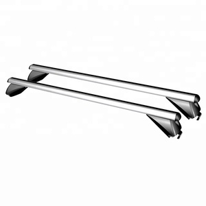 Barres de toit universelles en aluminium homologuées TUV GS pour voiture <span class=keywords><strong>4x4</strong></span>, compatibles avec les rails latéraux surélevés existants, avec espace pour le chargement de vélos, bagages, canoë - Product Image 4