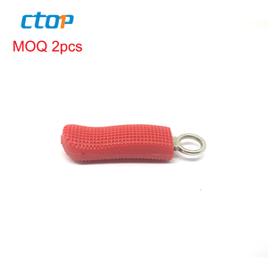 Bán Buôn Silicone Bìa Tùy Chỉnh Cổ Phiếu Cao Su PVC Cho Vali Dây Kéo Đầu Túi Dây Kéo Thanh Trượt Zip Puller Cao Su - Product Image 3