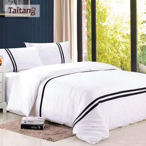 Chine fournisseur Offres Spéciales Tuyauterie impression <span class=keywords><strong>maison</strong></span> <span class=keywords><strong>linge</strong></span> de lit en coton - Product Image 1