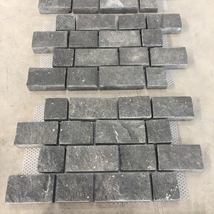 Dalles de pavage en <span class=keywords><strong>granit</strong></span> naturel de Chine G654 gris foncé gris clair <span class=keywords><strong>10x10</strong></span> pour parking de voitures, application extérieure moderne - Product Image 6