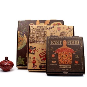 Fabricante personalizado reutilizable Rectangular corrugado Slice Logo Scooter papel <span class=keywords><strong>Pizza</strong></span> caja <span class=keywords><strong>de</strong></span> cartón - Product Image 1