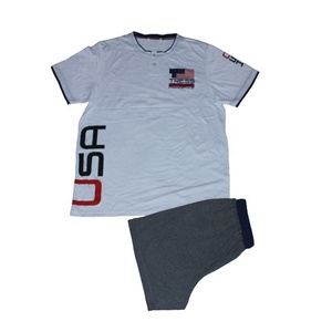 Vêtements de détente pour hommes en maille thermique de luxe en gros de Chine, taille plus, imprimés, pantalons de détente, pyjamas, shorts - Product Image 4